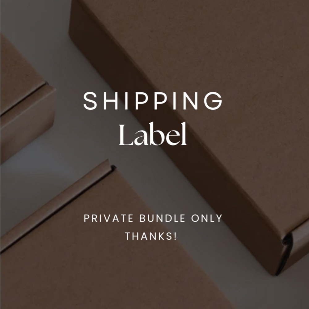 private shipping label
